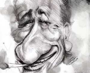 Toni Servillo  - caricatura