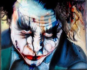 Joker - Olio su tel 35x25 cm