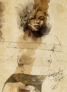 Marilyn Monroe -illustrazione